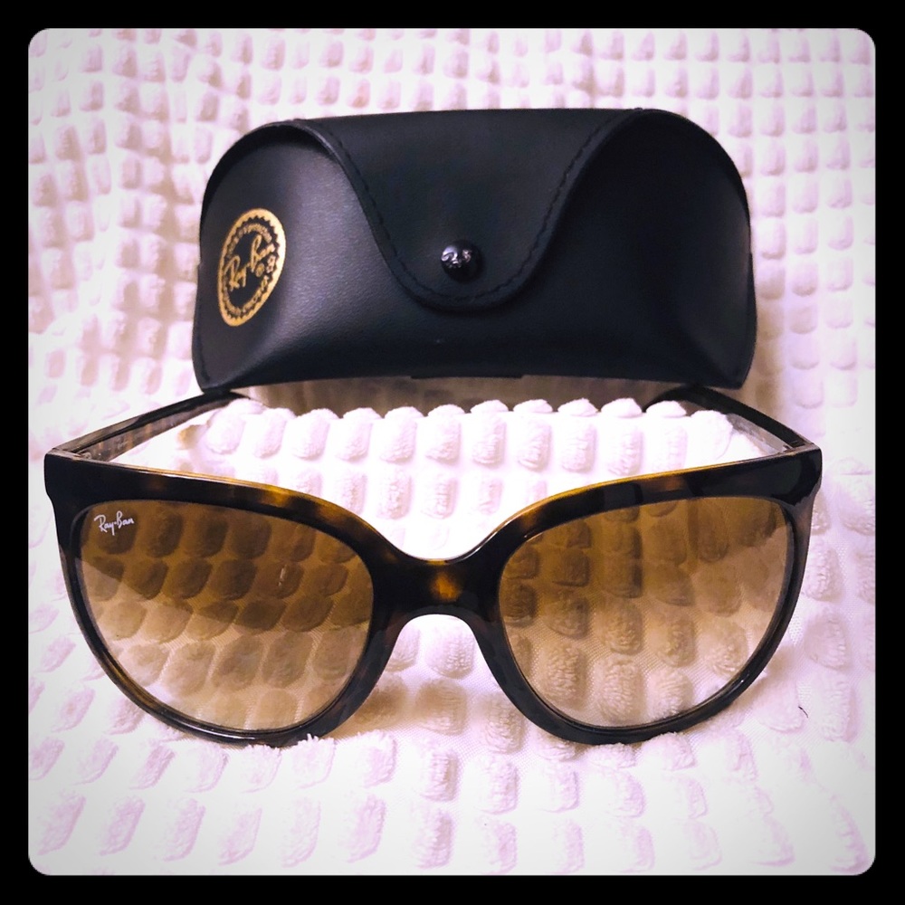 Ray-Ban Cats 1000 Light Brown Gradient RB4126